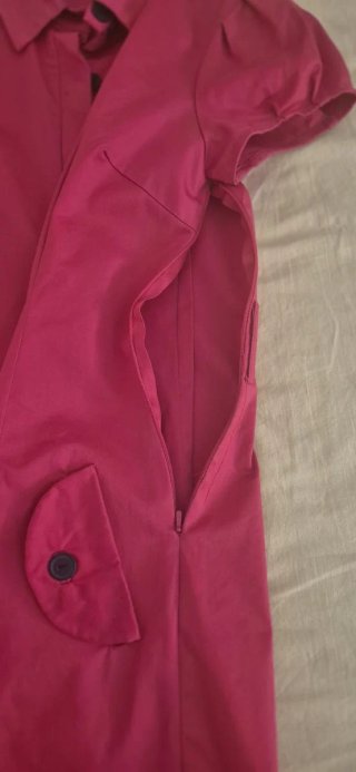 Vestido rojo con cinturón
