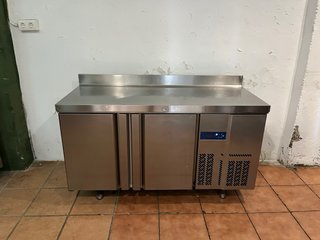 Bajo mostrador 2 puertas acero inoxidable infrico