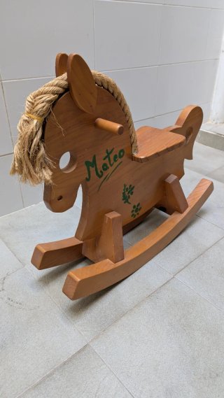 Caballo Balancín de Madera