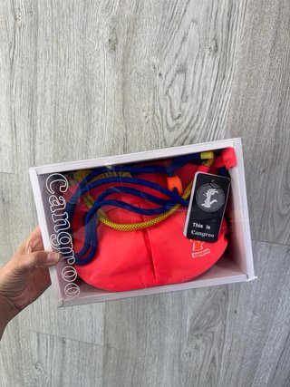 Bolso Cangroo Rojo y Azul