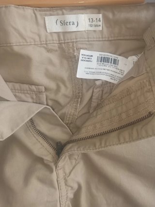 Bermuda niño color beige