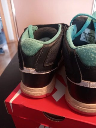 Nike Mogan Mid Zapatillas Negras y Turquesa