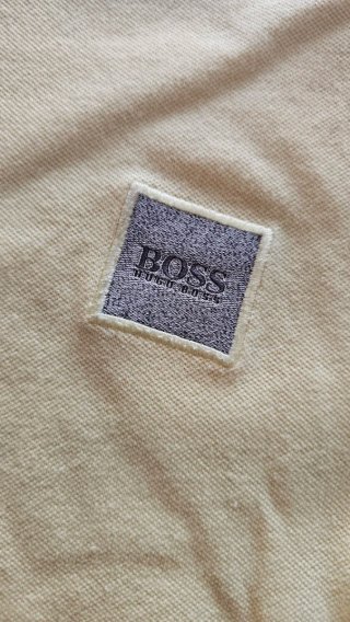 Polo Hugo Boss Amarillo Algodón