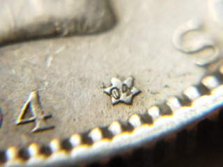 Moneda Plata 1 peseta 1904 *Ø*4 Variante 0 partido