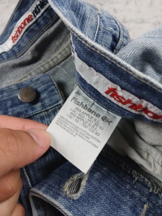 Shorts Jeans Baggy Fishbone Vintage Y2K