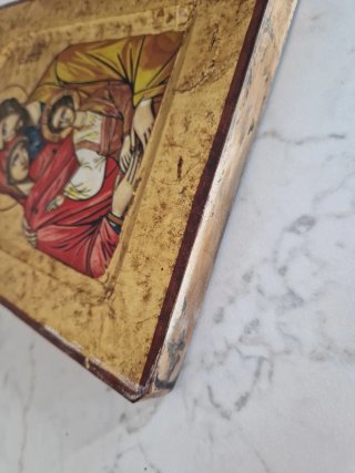 Icona Sacra Famiglia 19x24 cm