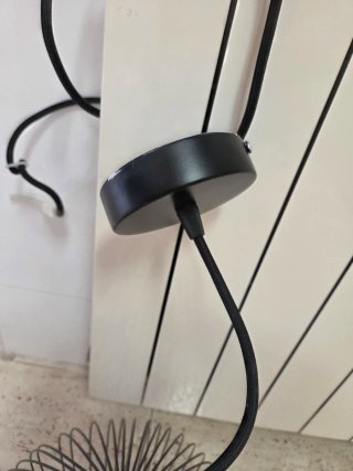 Lámpara colgante diseño jaula