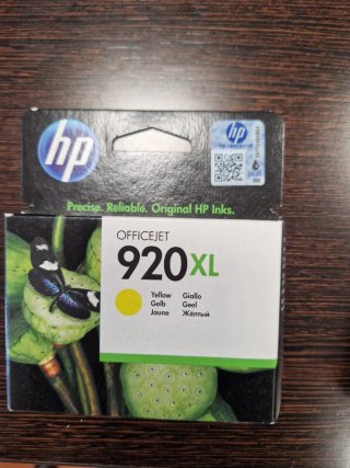 Tinta HP 920XL Amarilla Original