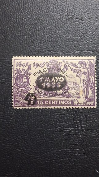 Sellos España 1938 15 Céntimos