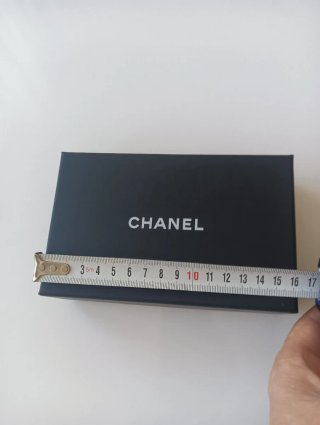 Conjunto Bolsa y Caja Chanel Negra y Blanca