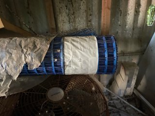 Mallazo de fibra azul