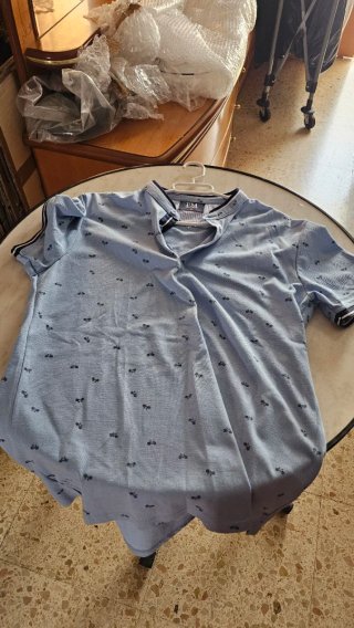 Polo FM Sport Club azul talla M