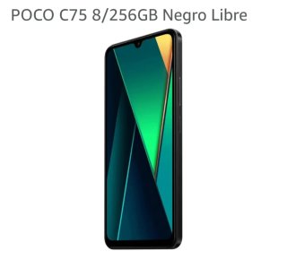 Móvil Poco C75 Negro 16Ram 256G