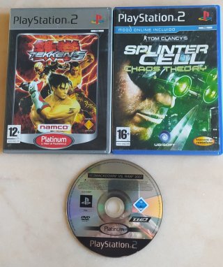 Lote 3 Juegos PS2: Tekken 2, Splinter Cell, SmackD