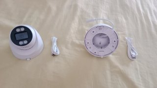 Cámara Domo Blanca con Cables USB
