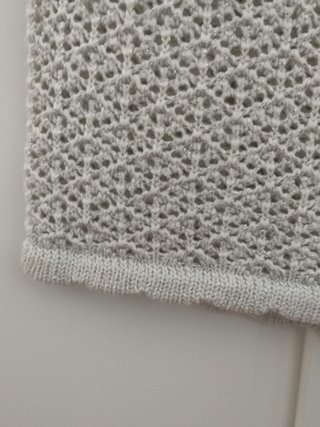 Top crop halter crochet blanco