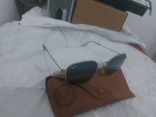 Gafas de sol Ray-Ban Hexagonal Azul Dorado