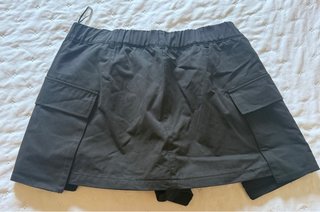Zara Pantalón Corto/Falda Negro Talla M