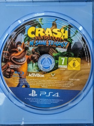 Crash Bandicoot N'Sane Trilogy, Sony PS4