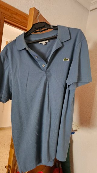Polo Lacoste Azul Talla M