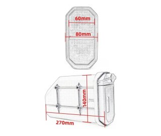 Caja Herramientas Moto VOGE Valico DS900X