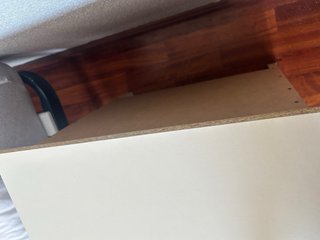 Mesita de noche IKEA blanca