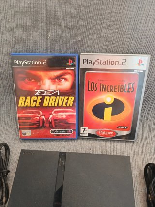 Consola PlayStation 2 + 2 Juegos