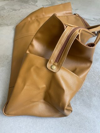 Bolso de viaje grande Adolfo Dominguez camel