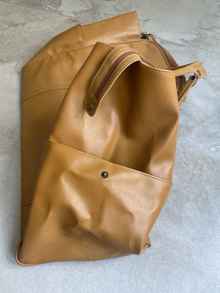 Bolso de viaje grande Adolfo Dominguez camel
