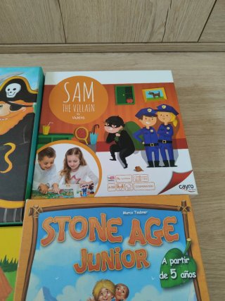 Lote 4 juegos de mesa infantiles