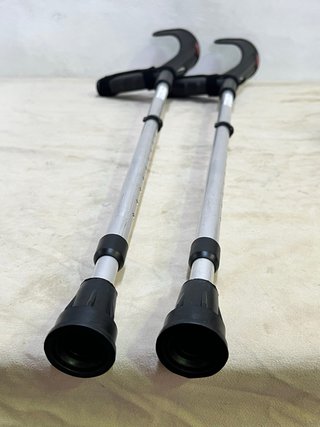 KMINA Muletas Adulto Acolchadas (x2 uds), Altura R