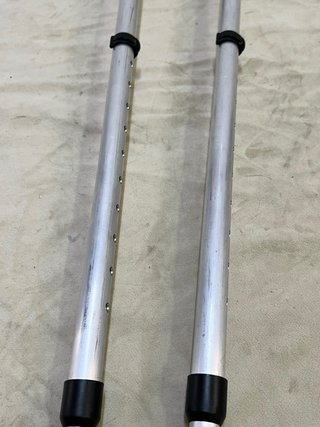 KMINA Muletas Adulto Acolchadas (x2 uds), Altura R
