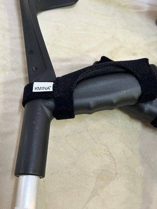 KMINA Muletas Adulto Acolchadas (x2 uds), Altura R