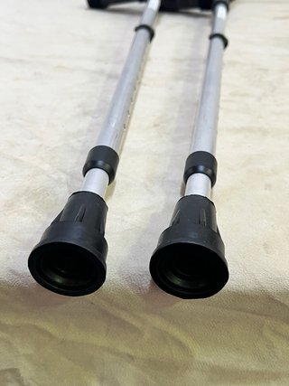 KMINA Muletas Adulto Acolchadas (x2 uds), Altura R