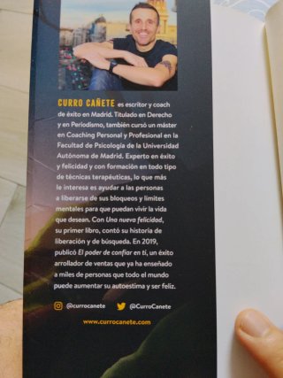 CURRO CAÑETE: Ahora te toca ser feliz : disfruta d