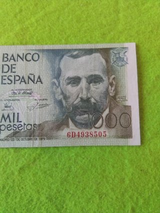 Billete 1000 pesetas Banco de España 1979