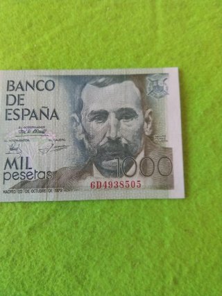 Billete 1000 pesetas Banco de España 1979
