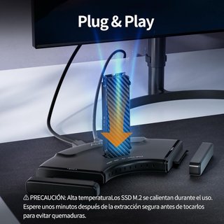 NUEVO! Adaptador 3 en 1 M.2 SATA a USB