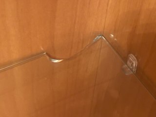 Estantería vitrina madera y cristal