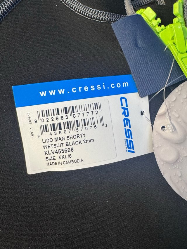 Traje Neopreno Cressi Lido 2mm Hombre XXL/6 - miniatura 9