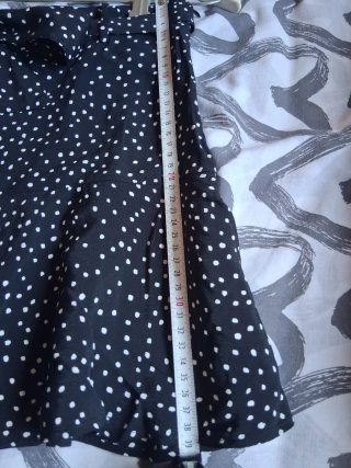 Zara Mini Falda Pantalón negra