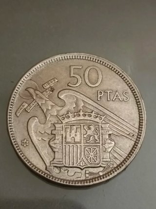 50 Pesetas 1957 Franco Caudillo de España