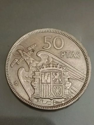 50 Pesetas 1957 Franco Caudillo de España