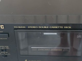 JVC TD-W444 Doble Pletina Cassette Vintage
