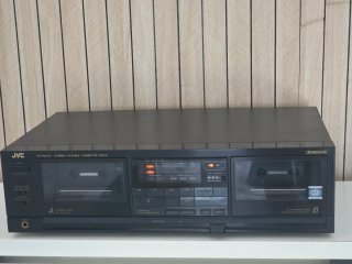 JVC TD-W444 Doble Pletina Cassette Vintage