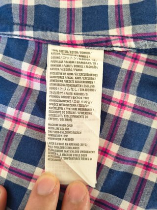 Abercrombie & Fitch shirt check plaid S woman