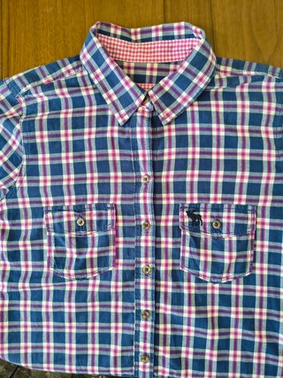 Abercrombie & Fitch shirt check plaid S woman