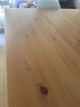 Mesa comedor y 4 sillas madera
