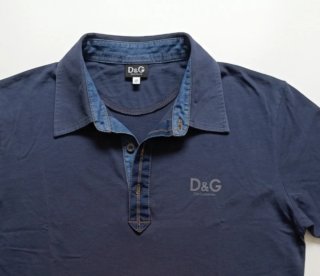 Polo D&G Dolce & Gabbana Azul Marino Talla L