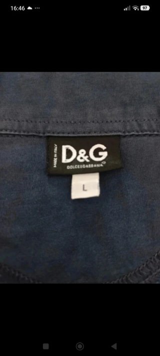 Polo D&G Dolce & Gabbana Azul Marino Talla L